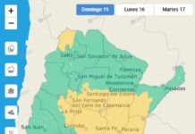ACTUALIZACIÓN SISTEMA DE ALERTA TEMPRANA DEL SERVICIO METEOROLÓGICO NACIONAL PARA ESTE DOMINGO