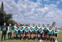 Futbol senior Sexto triunfo consecutivo de la locomotora verde .