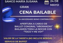 GRAN CENA BAILABLE DEL SAMCO DE MARIA SUSANA